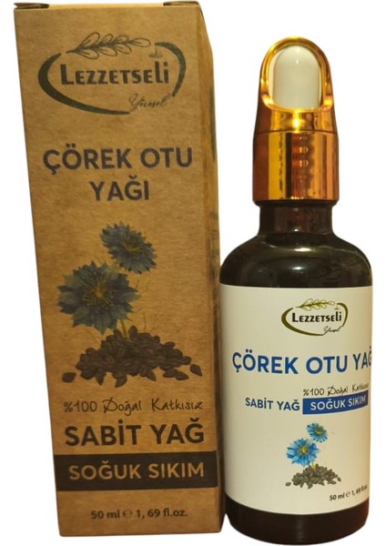 Doğal Soğuk Sıkım Çörek Otu Yağı (50 Ml) fırsatları