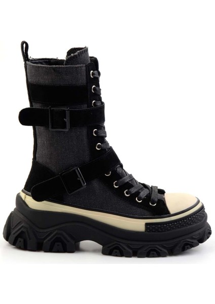 Siyah Kadın Bot & Bootie K02185039718
