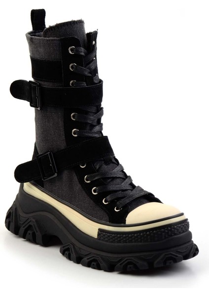 Siyah Kadın Bot & Bootie K02185039718 modelleri