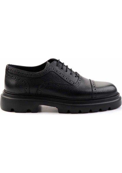 Siyah Leather Erkek Klasik Ayakkabı E01194003540
