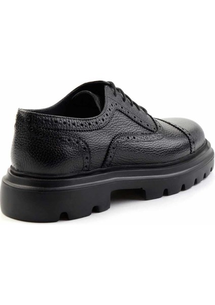 Siyah Leather Erkek Klasik Ayakkabı E01194003540 fırsatları