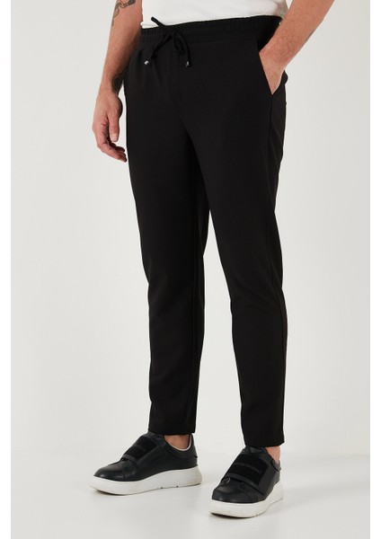 Streç Regular Fit Normal Bel Düz Paça Jogger Pantolon Erkek Pantolon CF25617953