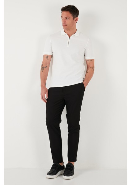 Streç Regular Fit Normal Bel Düz Paça Jogger Pantolon Erkek Pantolon CF25617953