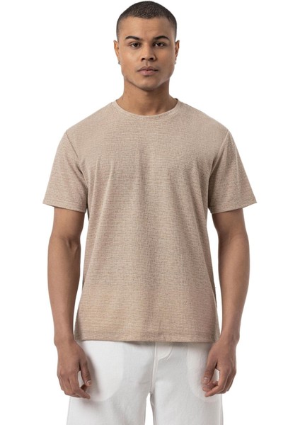 Keten Bisiklet Yaka T-Shirt