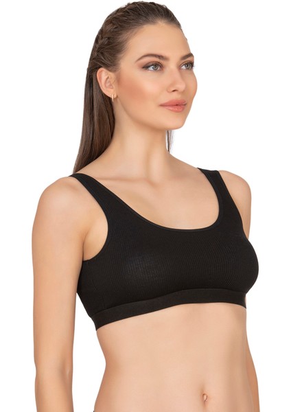 Özkan 27408 Kadın Viskon Kumaş Çıkarılabilir Pedli Balensiz Kaşkorse Kalın Askılı Sütyen Büstiyer modelleri