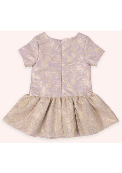 Kız Çocuk Fiyonk Detaylı Lila Elbise modelleri