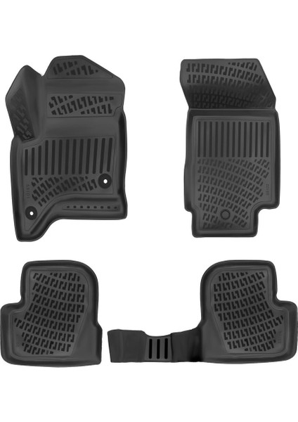 Jeep Avenger 2023 Sonrası Havuzlu 3D Paspas | Mild Hybrid