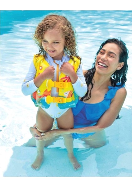 Deniz Yeleği - Şişme Can Yeleği - Yüzme Can Yeleği - Swim Vest - Şişme Cankurtaran Yelek 41X30 Cm.