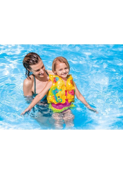 Deniz Yeleği - Şişme Can Yeleği - Yüzme Can Yeleği - Swim Vest - Şişme Cankurtaran Yelek 41X30 Cm.