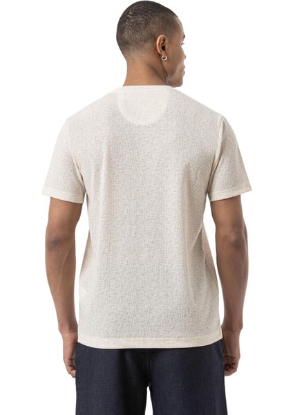 Keten Bisiklet Yaka T-Shirt