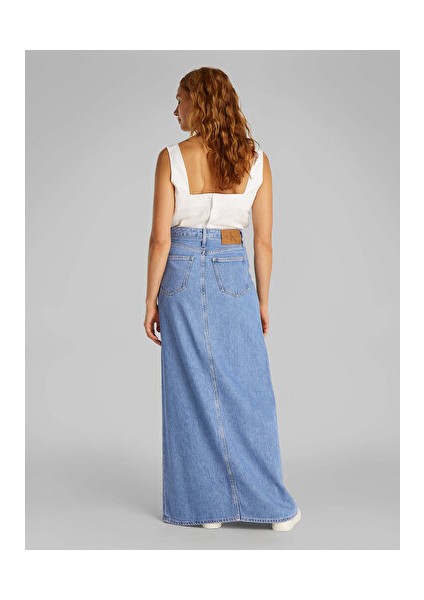 A-Lıne Maxı Denım Skırt modelleri