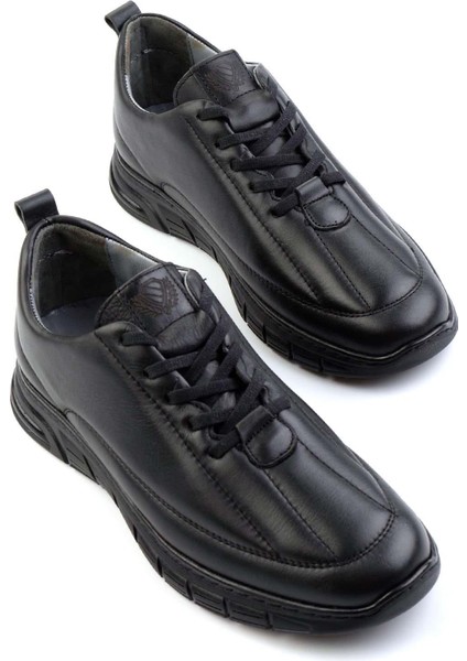 Siyah Leather Erkek Casual Ayakkabı E01070022243