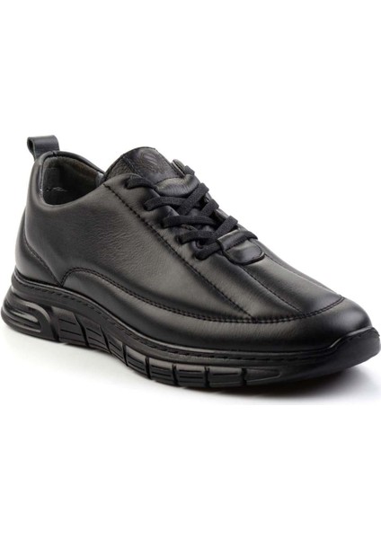 Siyah Leather Erkek Casual Ayakkabı E01070022243