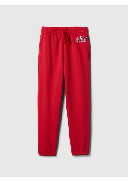 Erkek Çocuk Kırmızı Gap Logo Relaxed Jogger Eşofman Altı