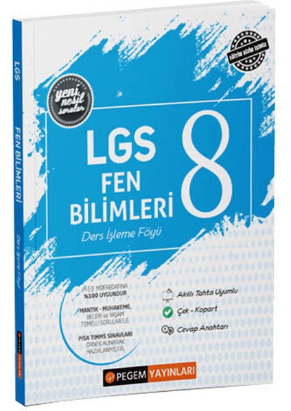 8. Sınıf LGS Fen Bilimleri Ders İşleme Föyü