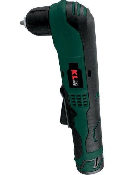 Kablosuz KLDAM1020 10,8VOLT/2.0AH Li-Ion Çift Akülü Profesyonel Dik Açılı Matkap Anahtarsız 0 - 2 M
