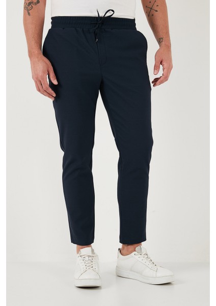 Streç Regular Fit Normal Bel Düz Paça Jogger Pantolon Erkek Pantolon CF25617953