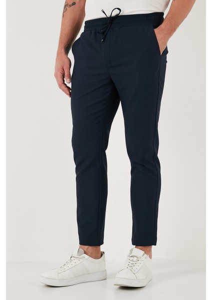 Streç Regular Fit Normal Bel Düz Paça Jogger Pantolon Erkek Pantolon CF25617953