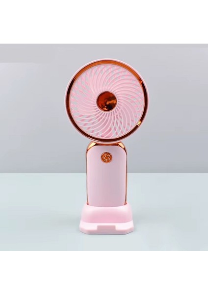 Avuç Içi Taşınabilir Şarjlı Mini Vantilatör El Fanı Pembe DD8024B modelleri