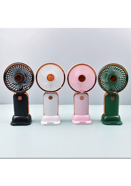 Avuç Içi Taşınabilir Şarjlı Mini Vantilatör El Fanı Pembe DD8024B indirimleri