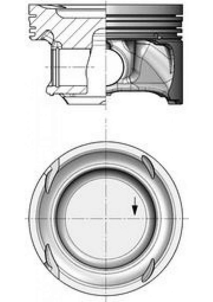 Piston Segman Std 83.00MM Mercedes M270.920 W176 W246 C117 X156 Gnzrz