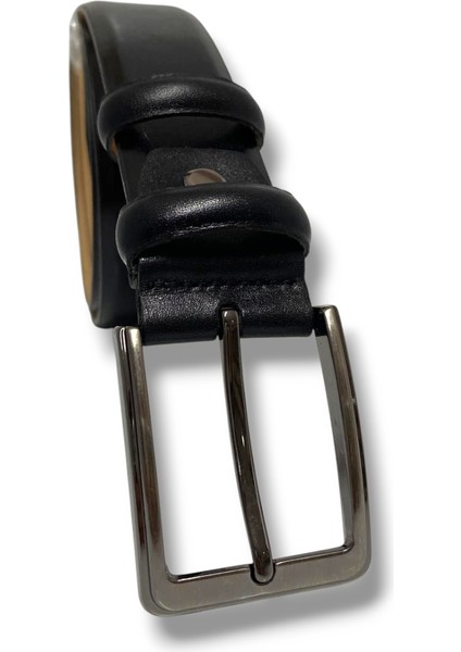 K130-25 Deri Klasik Erkek Kemer 120 cm