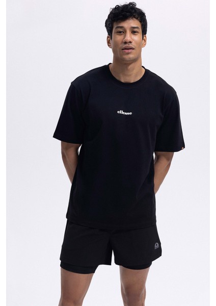 Pamuk Regular Fit Bisiklet Yaka Logolu T Shirt Erkek T Shirt EM391