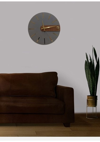 Salon-Oda-Iş Yeri Kaliteli Duvar Saati Çok Şık Tasarım (Annelere Özel) fırsatları