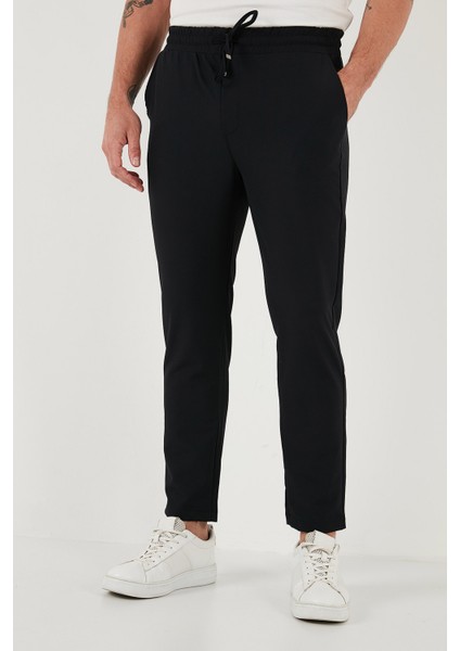 Streç Regular Fit Normal Bel Düz Paça Jogger Pantolon Erkek Pantolon CF25617801
