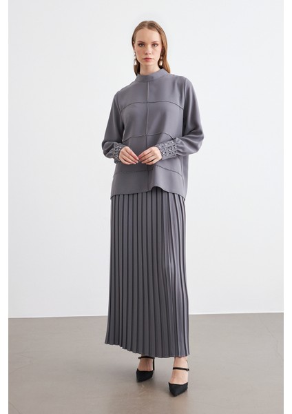 Arin Piliseli Ikili Takım - Gri