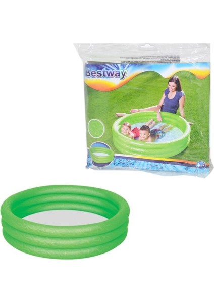 Yeşil 3 Halkalı Renkli Havuz - 51024 102 Cm X 25 Cm fiyatları