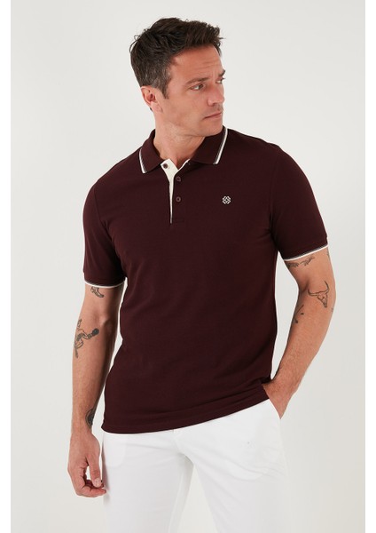 Pamuk Düğmeli Slim Fit Polo Yaka T Shirt Erkek Polo Yaka T Shirt 5902118