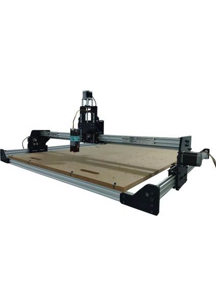 E-Sat M5 Model Masaüstü Cnc Router ve Lazer Makinesi Yarı Demonte Sistem 2'in 1 Sistem