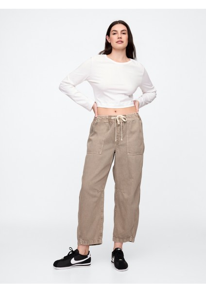 Kadın Bej Straight Jean Pantolon fırsatları