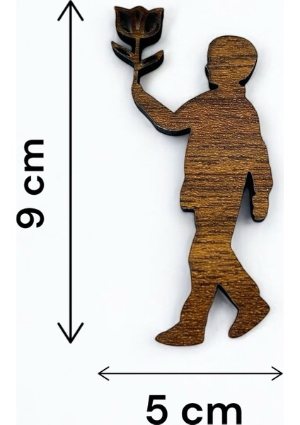 Anneler Günü Mesajlı Mdf Lazer Kesim Vitrin Dekorasyonu (Erkek Çocuk) modelleri