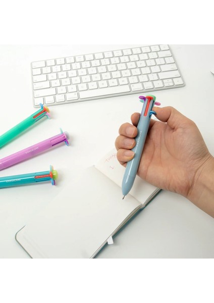 Rainbow Flower Multi Tükenmez Kalem (pembe) fiyatları