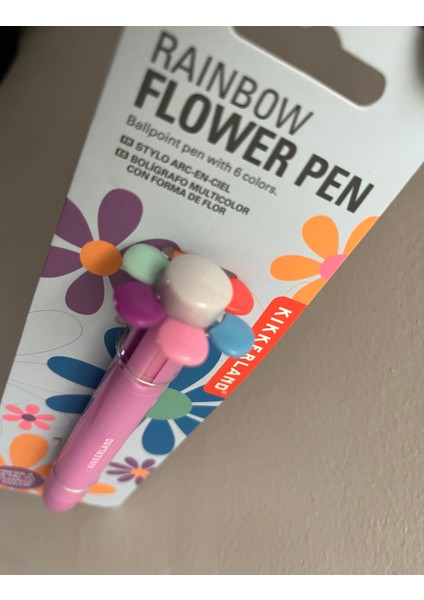 Rainbow Flower Multi Tükenmez Kalem (pembe) fırsatları