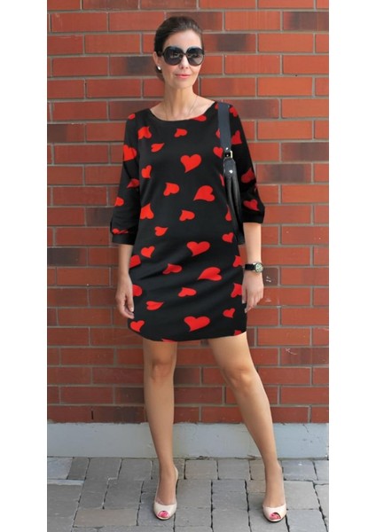 Kadın Uzun Kollu Bisiklet Yaka Dalgıç Mini Boy Elbise fiyatları