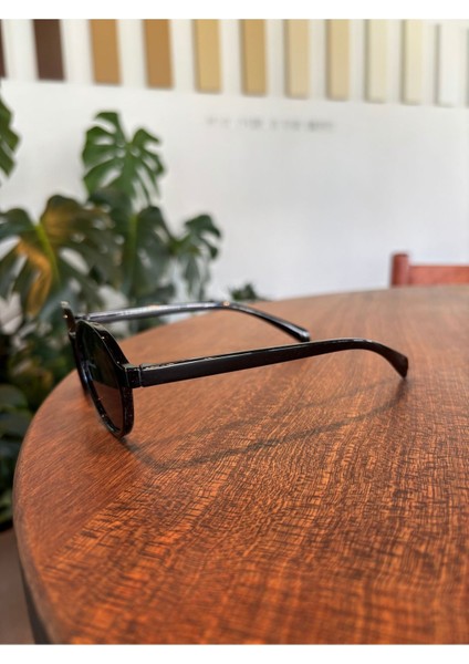 Vinks Oval Siyah Yuvarlak Güneş Gözlüğü Unisex modelleri
