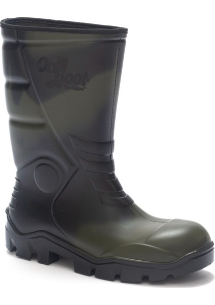 Onboot Kısa Soğuk Geçirmez , Su Geçirmez Kaymaz Tabanlı Iş Av ve Yağmur Çizmesi 1002