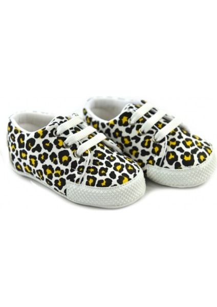 18-19 Leopar Desenli Patik Ayakkabı