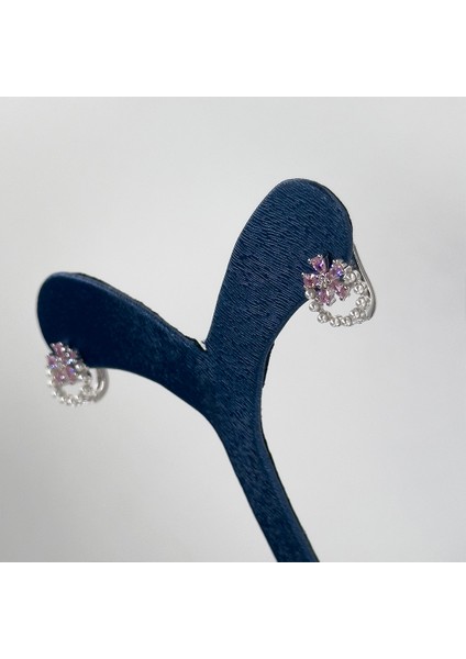 Pembe Kuvars Incili Gümüş Küpe Livora Jewelry fırsatları