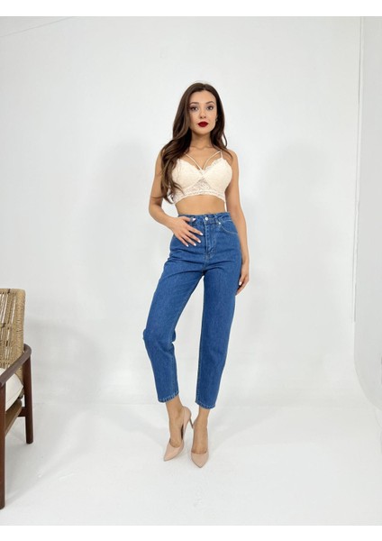 6039 Kot Pantolon-Koyu Mavi