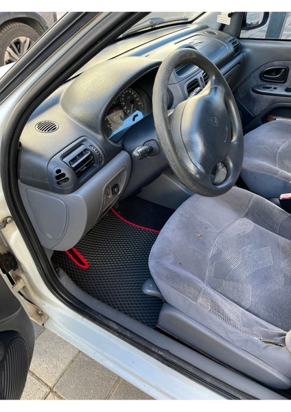 Renault Clio-2 (1998-2004) Uyumlu Yeni Nesil Araca Özel Akıllı Oto Paspas Havuzlu Oto Paspas Araba