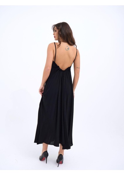 7038 Elbise-Siyah
