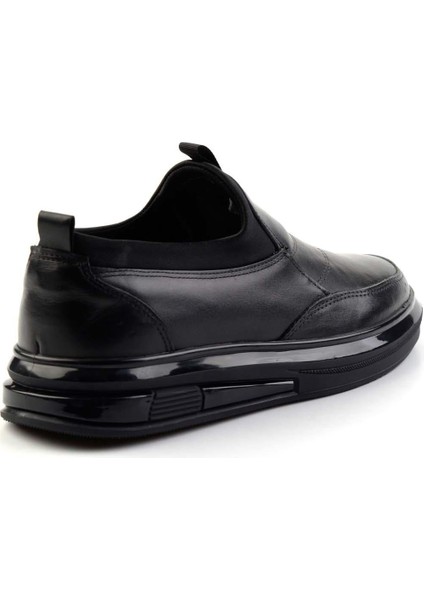 Siyah Leather Erkek Casual Ayakkabı E01401082043