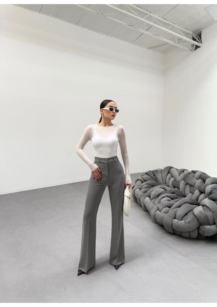 230 gr Poly Viscose Full Lycra Ispanyol Paça Pantolon