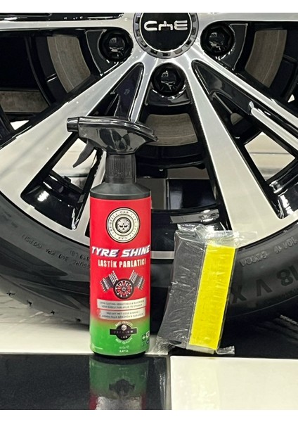 Lastik Bakım 2li Set Lastik Parlatma Süngeri ve Lastik Parlatma Sıvısı 500 ml