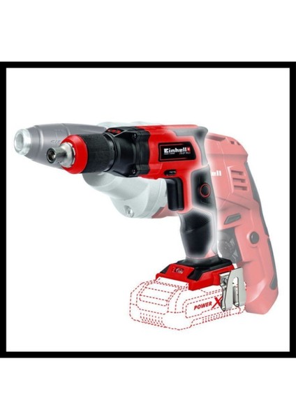 Te-Dy Akülü Alçıpan Vidalama 18V + 2*4.0 Ah Starter Kit