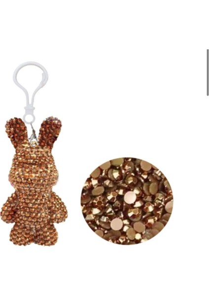 Tavşanlı Taş Işlemeli Anahtarlık, Kendin Yap Anahtarlık, Taşlı Anahtarlık, Mozaik Işleme fırsatları